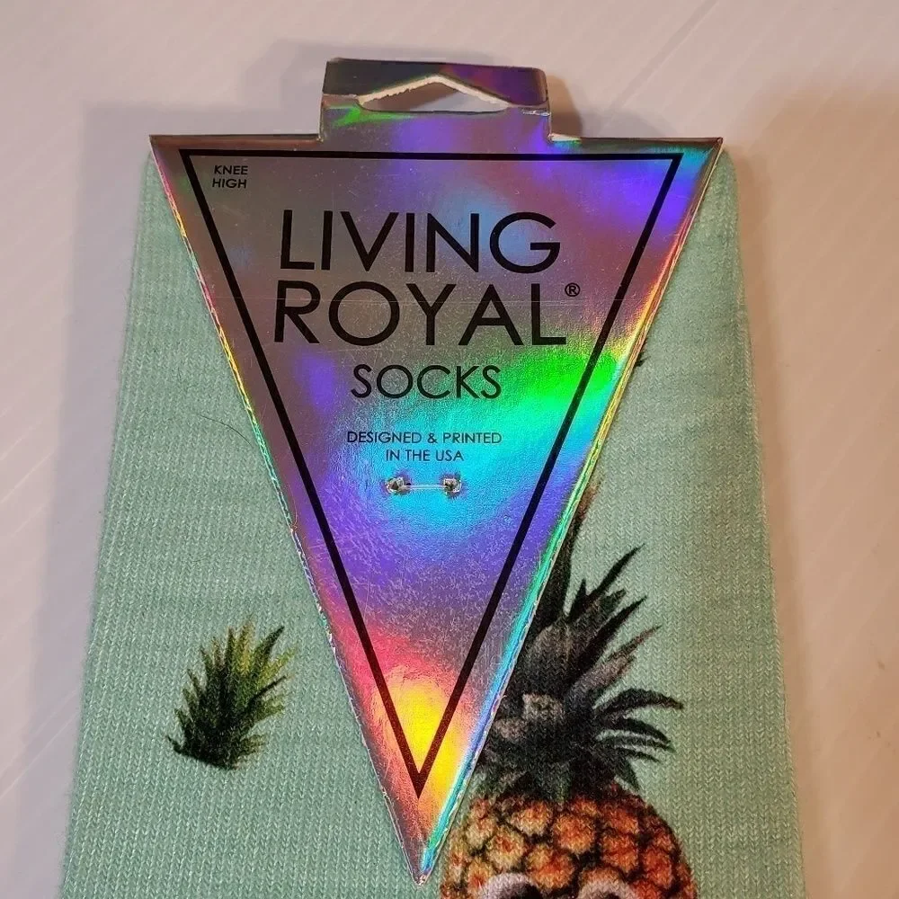 New Living Royal Pineapple Knee High Socks